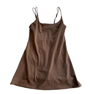 Abercrombie & Fitch YPB Traveler Mini Dress Brown Athletic Romper XSP